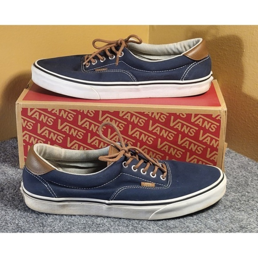 Vans Era 59 C & L Men's Size 12 Low Top Sneakers Dress Blues/Acid Denim Colorway